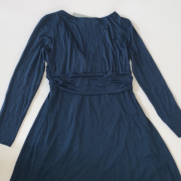 🆕 Anthropologie Bailey/44 Blue Long Sleeved Dress - Women’s Petite Size Small - Picture 3 of 6